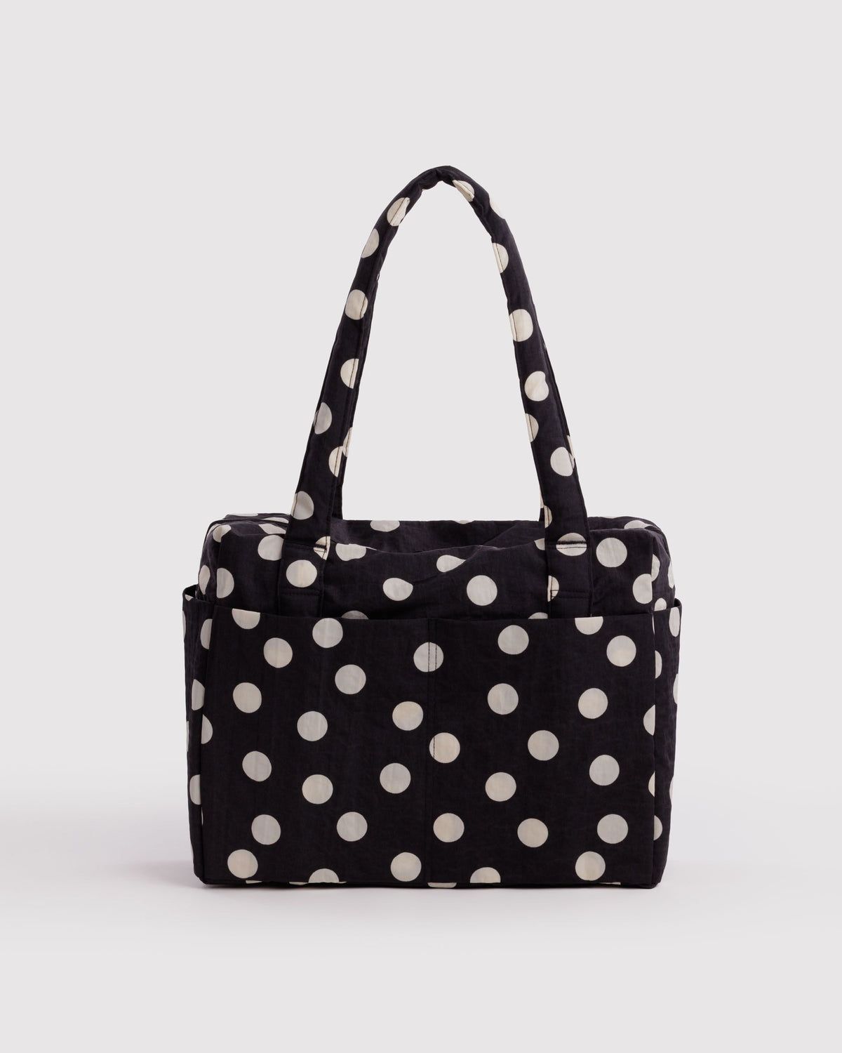 Small Cloud Carry-On Black &amp; Cream Polka Dot