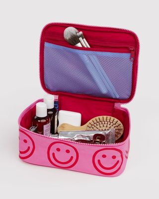 Small Cosmetic Case Azalea Pink Happy
