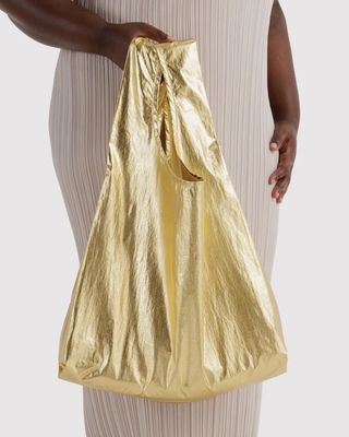 Reusable Bag Standard  Gold Metallic