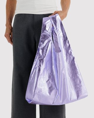 Reusable Bag Standard Lavender Metallic