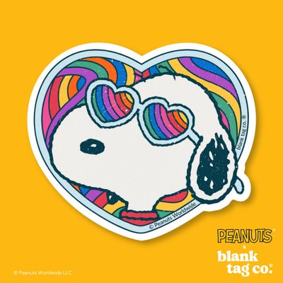 Groovy Snoopy Peanuts® Waterproof Sticker