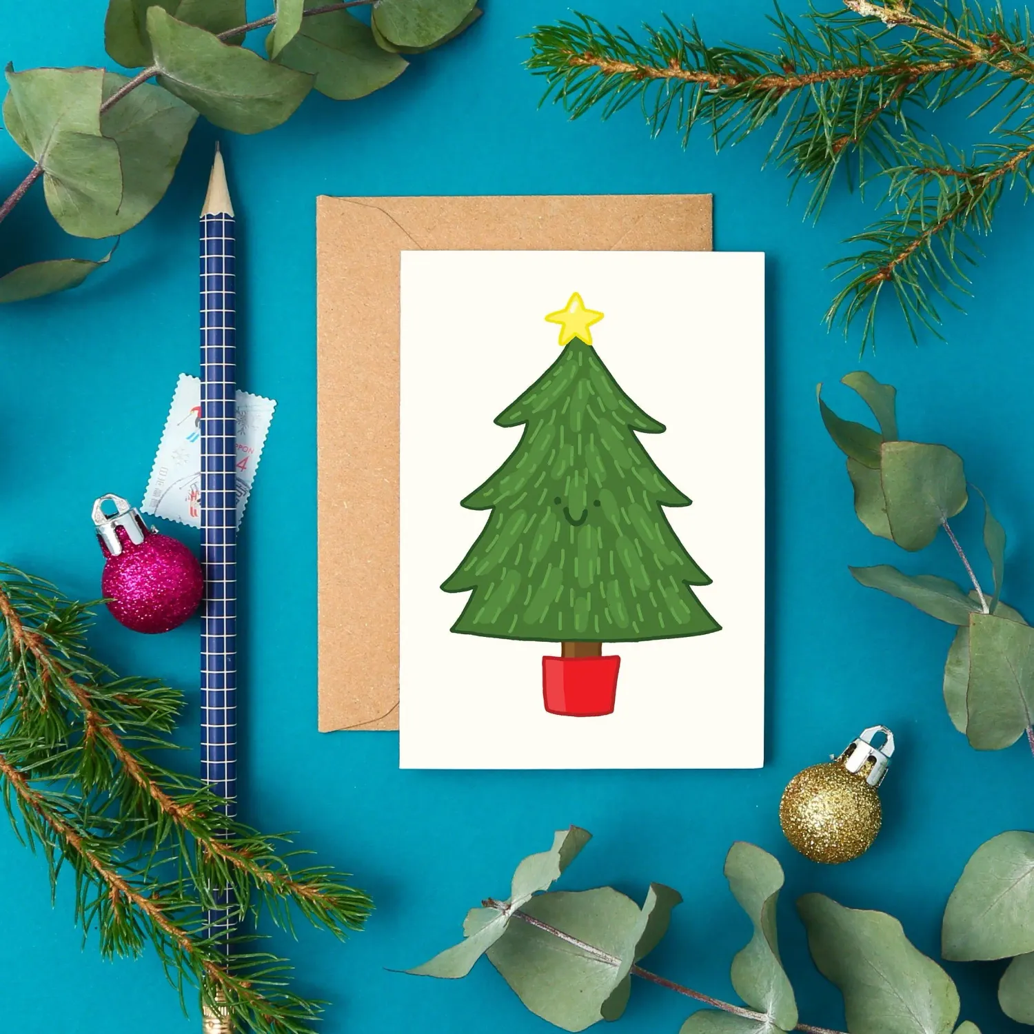Tree Season | Funny Christmas Card | Christmas Tree