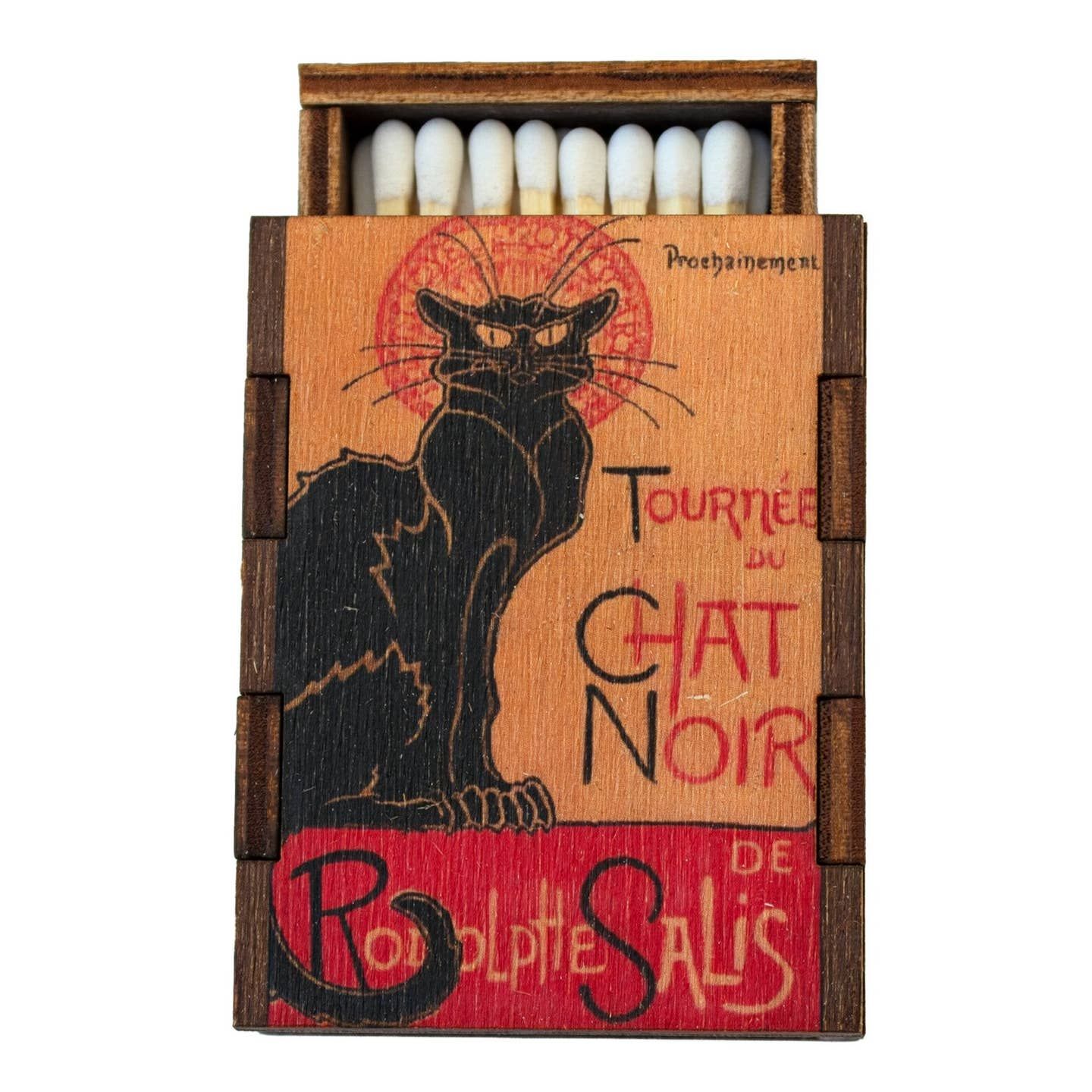 Cat Noir Wooden Matchboxes