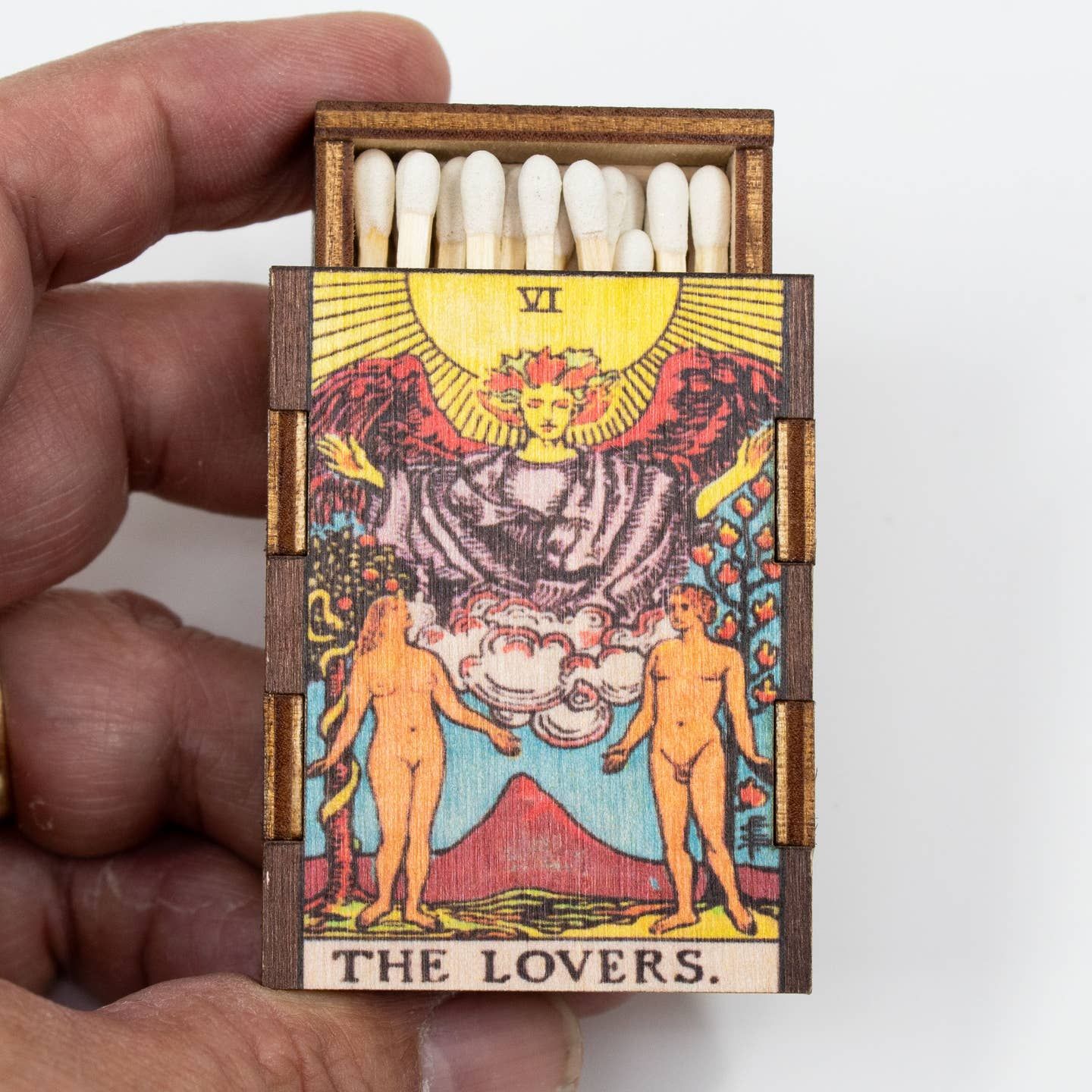 Tarot Lovers Wooden Matchboxes