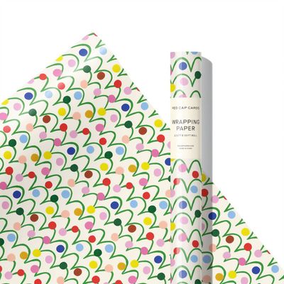 Festive Globes 10 ft Wrap Roll