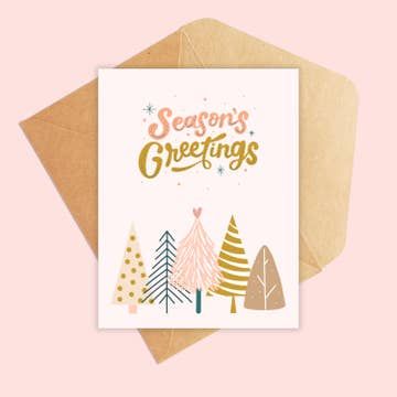 Season's Greetings Christmas Card