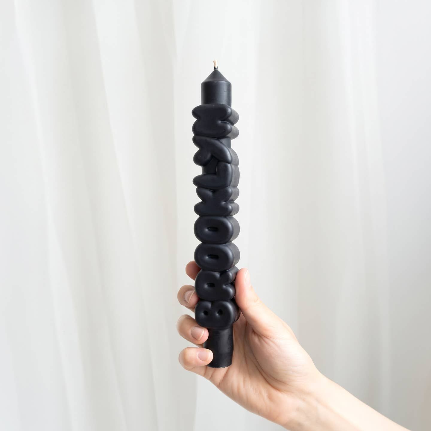 Brooklyn Taper Candle Black