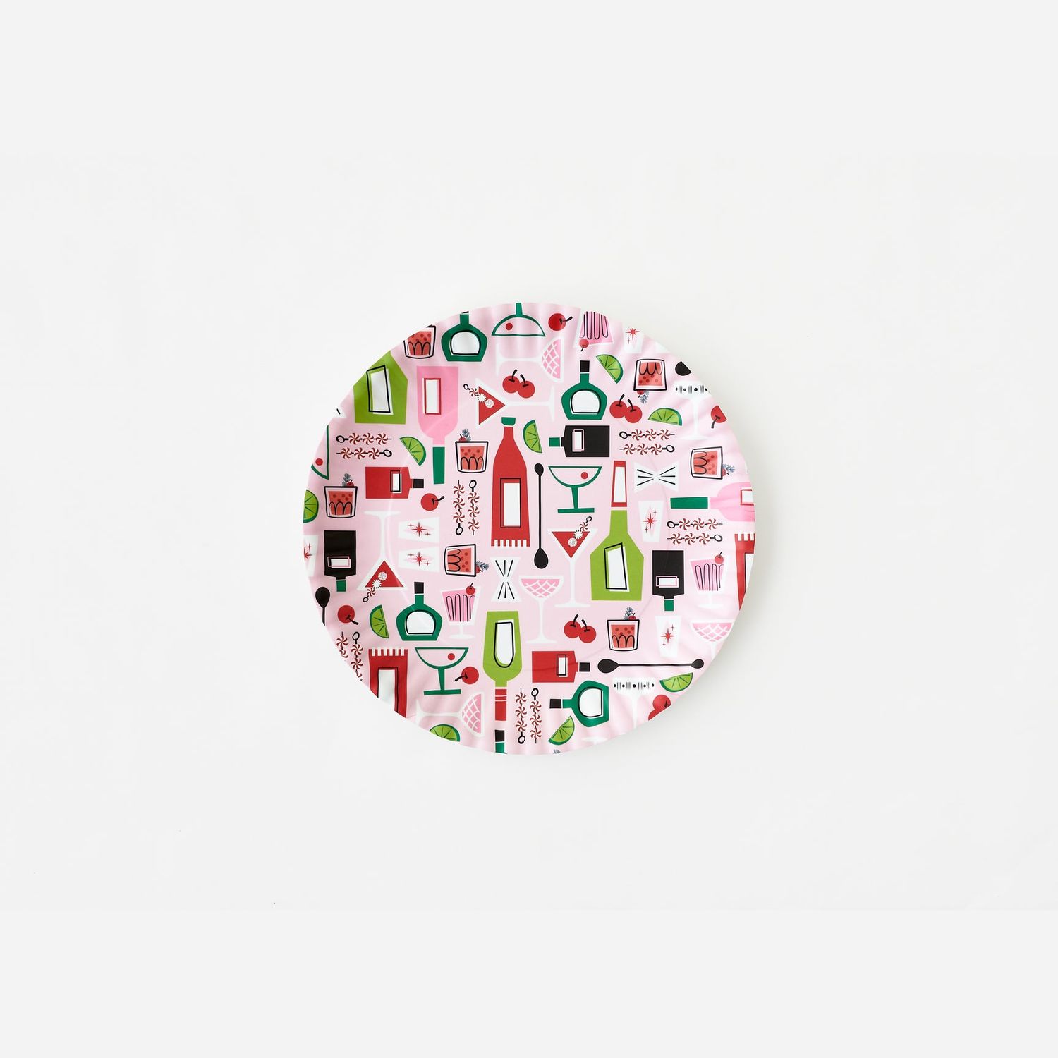 Holiday Cocktail "Paper" Platter