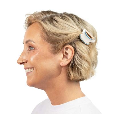 Mini Diner Coffee Hair Claw Clip