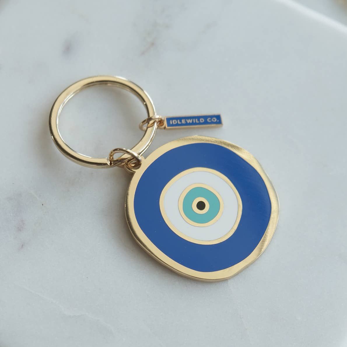 Enamel Keychain | Evil Eye