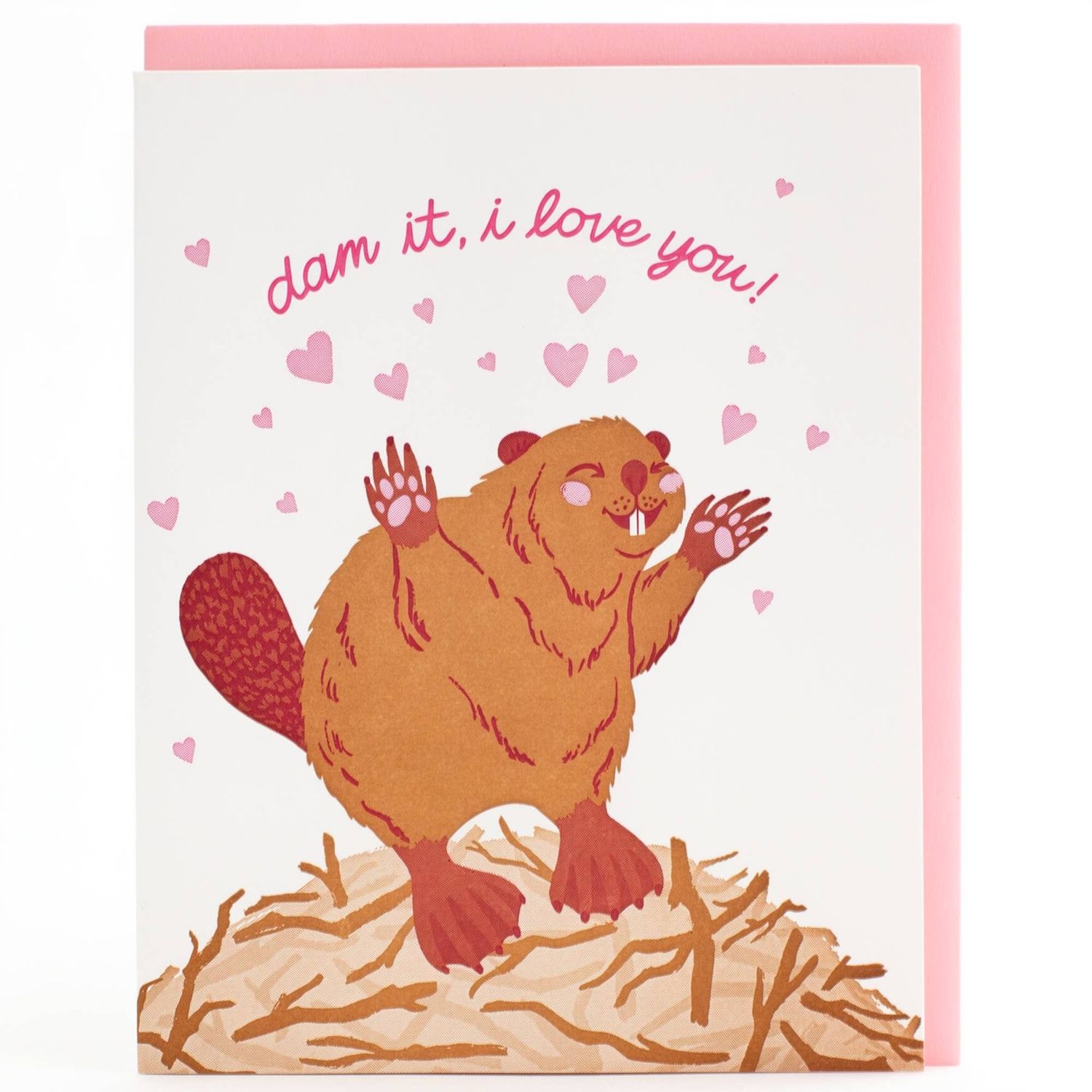 Beaver Love Card