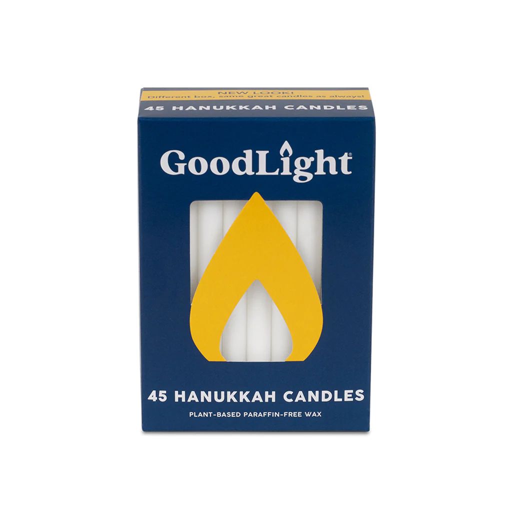 Hanukkah Candles 45-Count Box  White