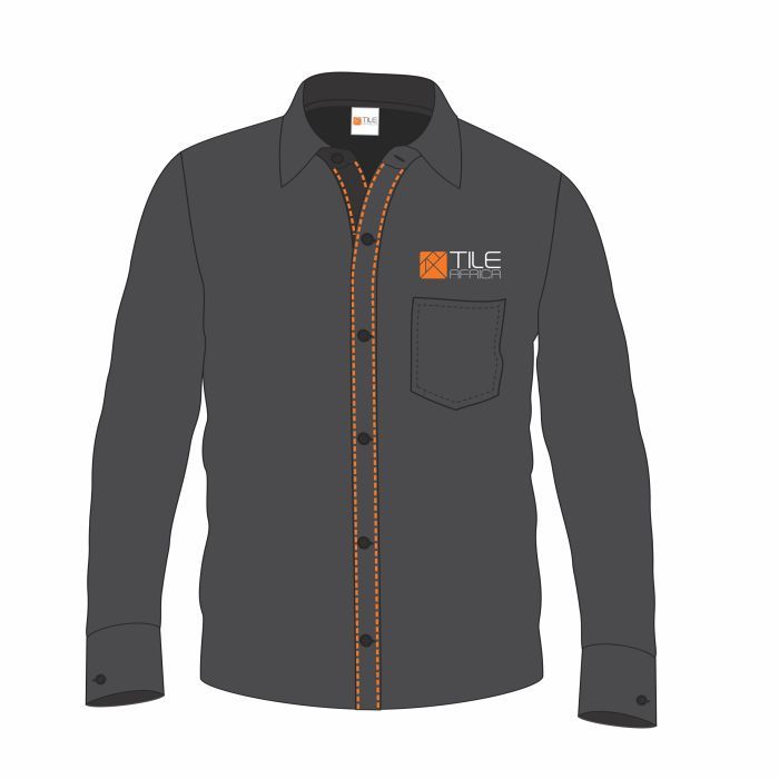 Tile Africa FOH - Men&#39;s Long Sleeve Lounge Shirt