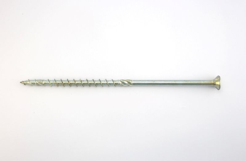 Holzbauschraube Tornado 2.0 Helix 4,5x80 Senkkopf TG Blau verz.