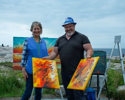 Sunset Inferno #1 - Peggy&#39;s Cove Lighthouse