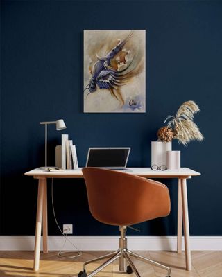Blue Jay in Flight