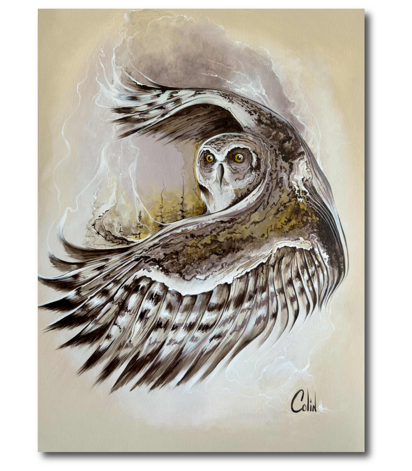 Midnight Whisper - The Great Grey Owl