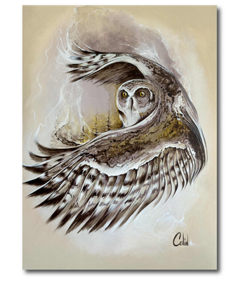 Midnight Whisper - The Great Grey Owl