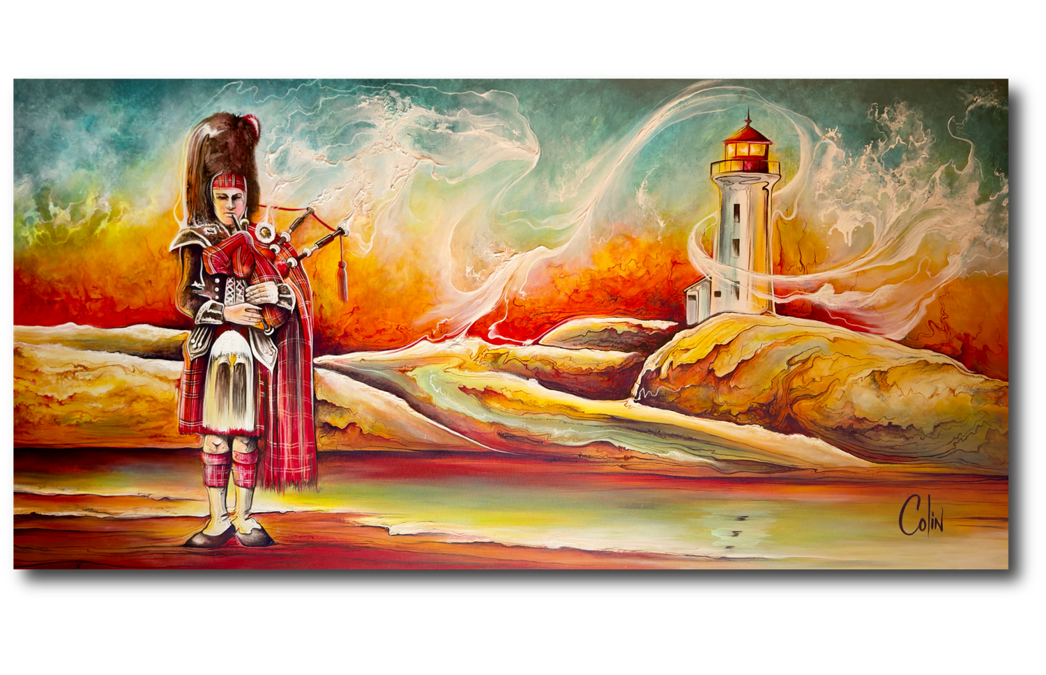 Saltscapes Bagpiper