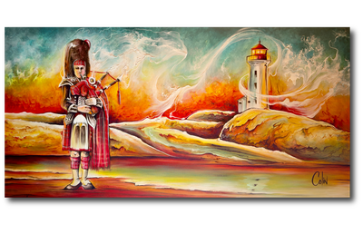 Saltscapes Bagpiper