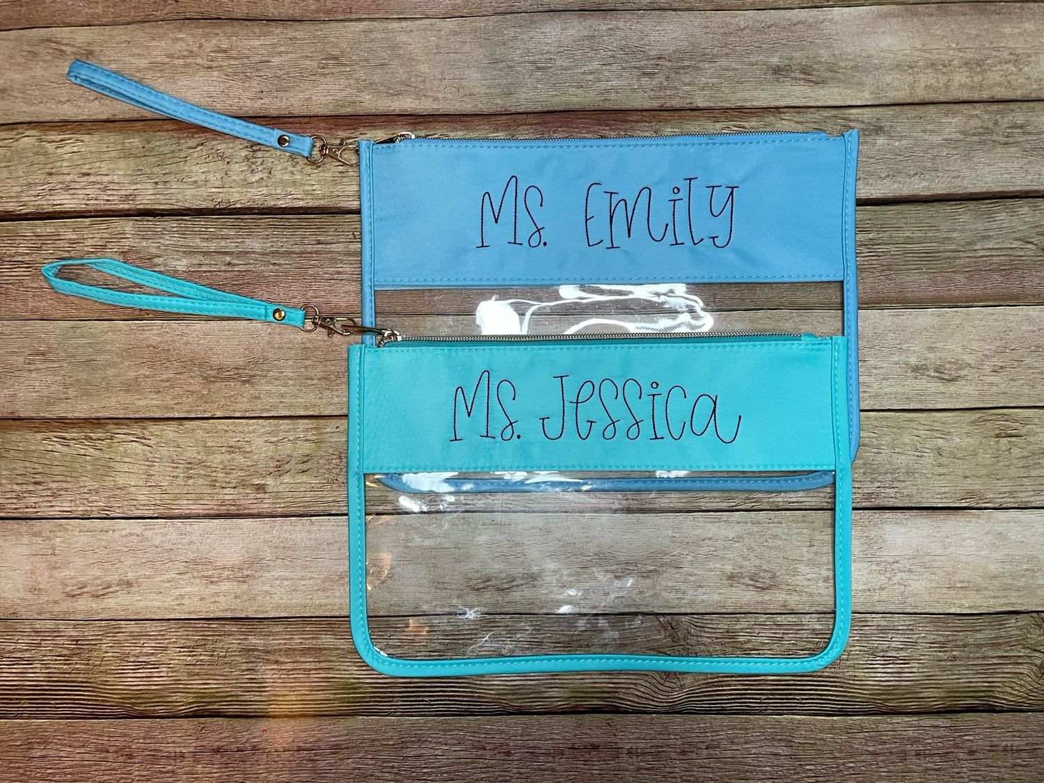 Personalized Clear Zipper Pouch