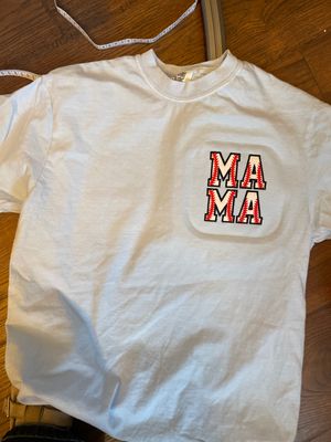 Adult Baseball MAMA Tee