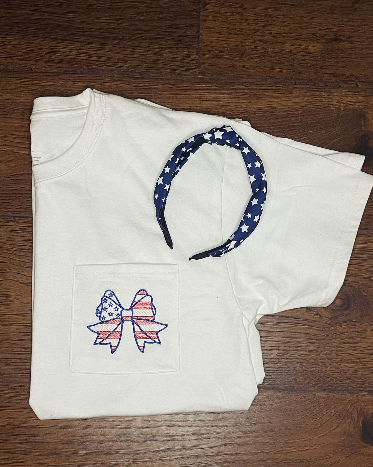 Adult 4th of July Pocket Tee