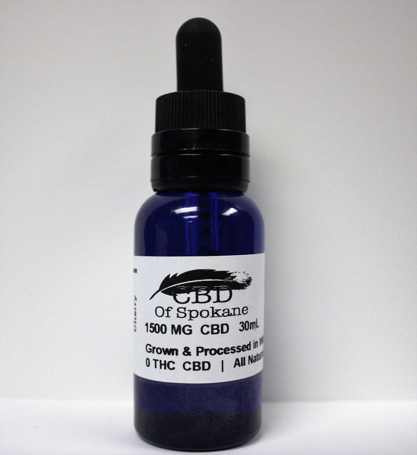1500 mg CBD Tincture 30mL - THC Free
