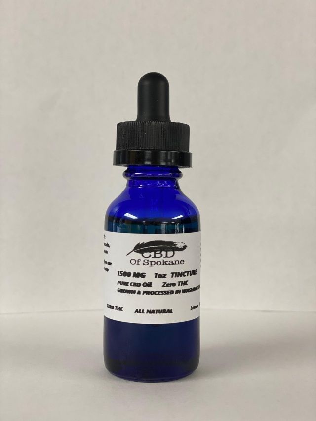 1500mg CBD Avocado Tincture, MCT and THC Free