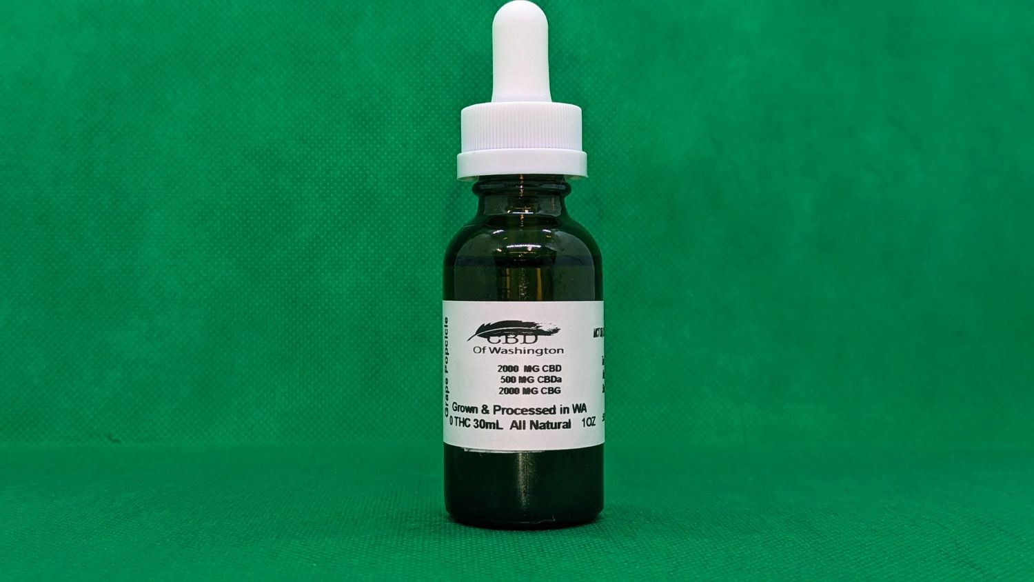 2000mg CBD 500mg CBDa 2000mg CBG, THC Free - 1oz