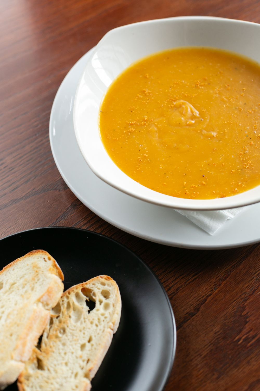 butternut &amp; sweet potato soup