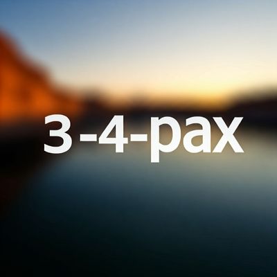 3-4 Pax
