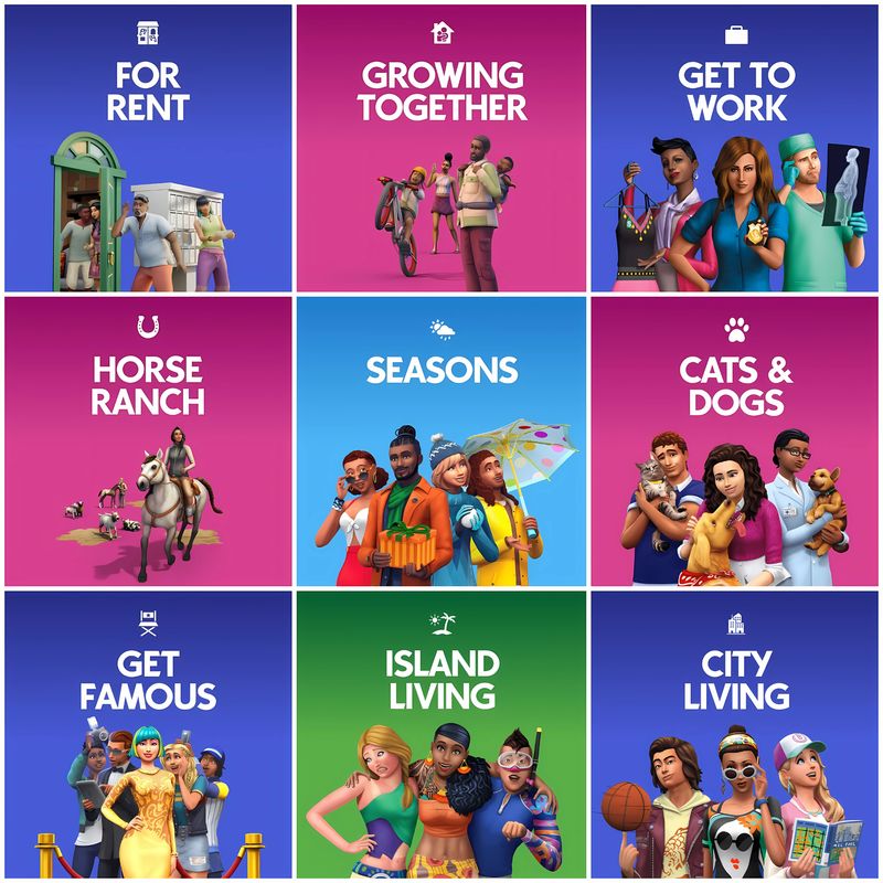 Sims 4: All Expansion Packs