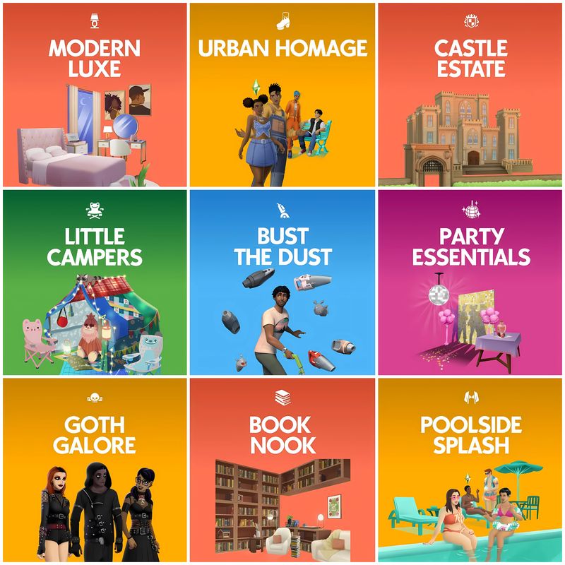 Sims 4: All Kit Packs