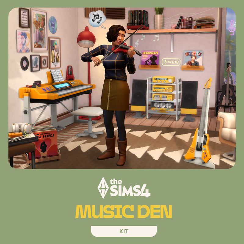 TS4: Music Den Kit