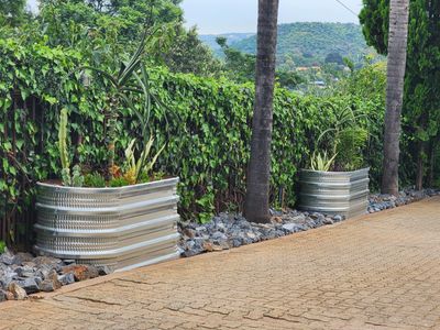 Galvanized Garden Planter Box - Large 1900x800x700