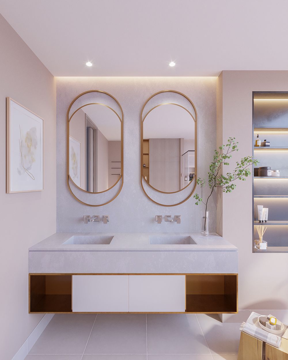 MISTY PEARL LEATHER - Eezi Quartz 20mm