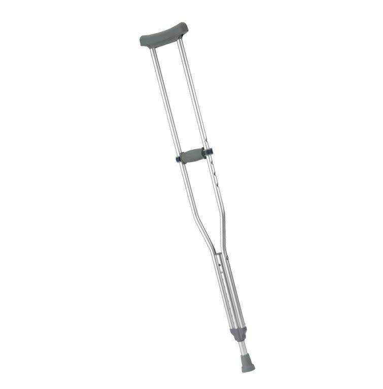 EZ Adjust Aluminum Crutches (Pair) 4&#39;6&quot;-5&#39;2&quot;
