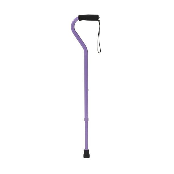 Offset Handle Aluminum Cane - Lavender