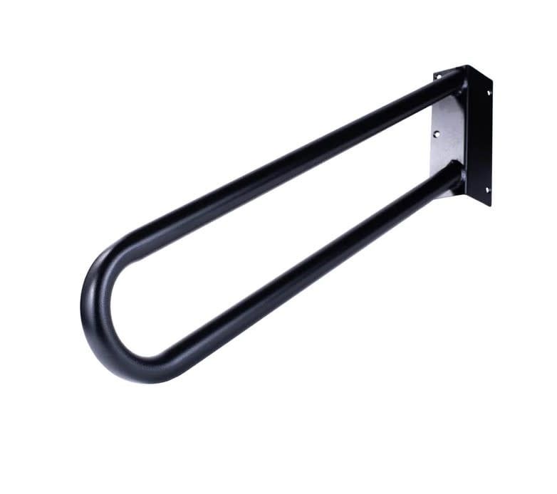 Hold Tight Handrail Jamb Mount - Black / 32&quot; Long / Left Handed
