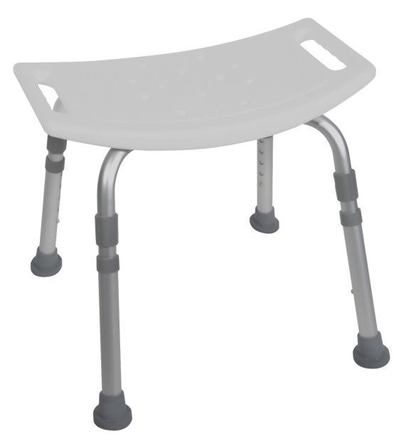 Deluxe Aluminum Shower Bench without Back