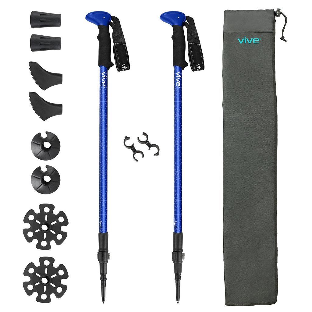 Vive Trekking Poles - Blue Geometry