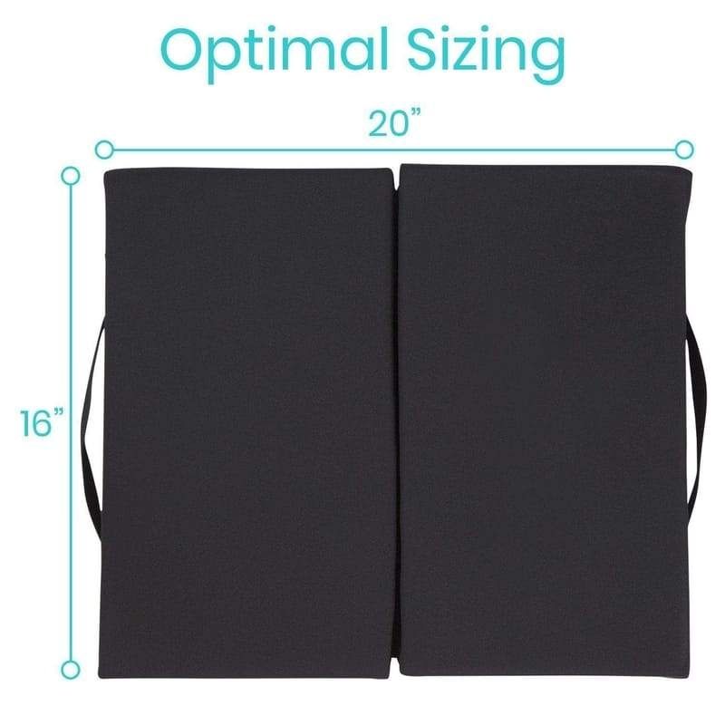 Vive Foldable Wheelchair Cushion (20 x 16 Inch)