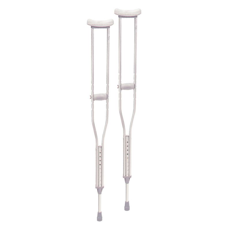 Aluminum Crutches (Pair) 5&#39;2&quot;-5&#39;10&quot;