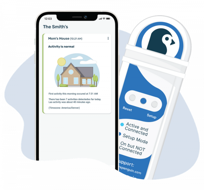 CarePenguin In-Home Activity Sensor