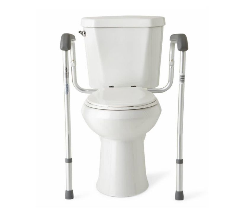 Medline Toilet Safety Rails / Safety Frame for Toilet
