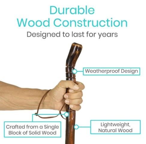 Vive Wooden Walking Stick