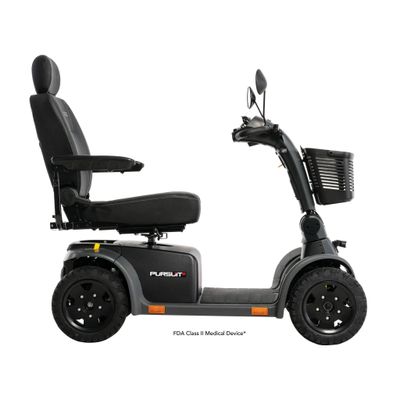 Pursuit 2 - SC7132 Black - 4 Wheel Scooter w/ 50 AH Lithium (Single Battery)