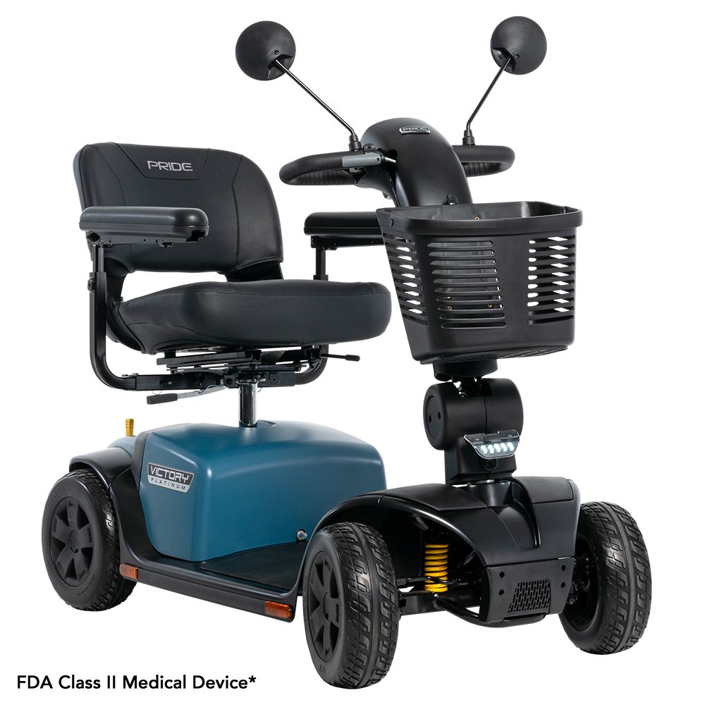 Victory 10 Platinum - 4 Wheel Scooter - Blue