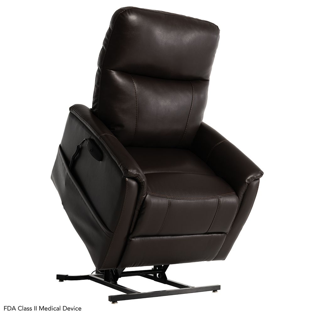 Lift Recliner - Sitting Pretty™ - Genesis - LC-150S - Lexis Vinyl Chestnut